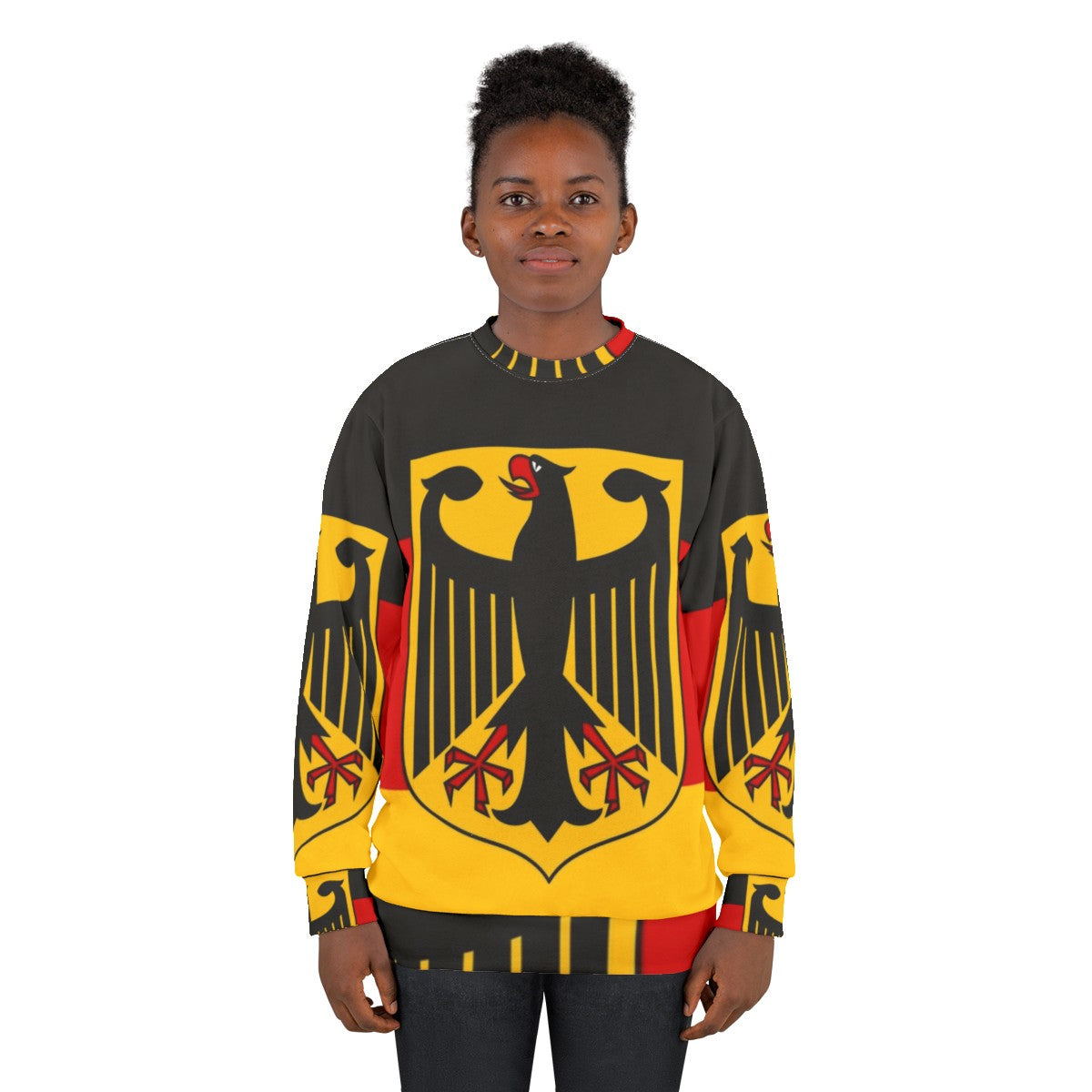 German Bundesrepublik Deutschland Sweatshirt with Federal Eagle - women