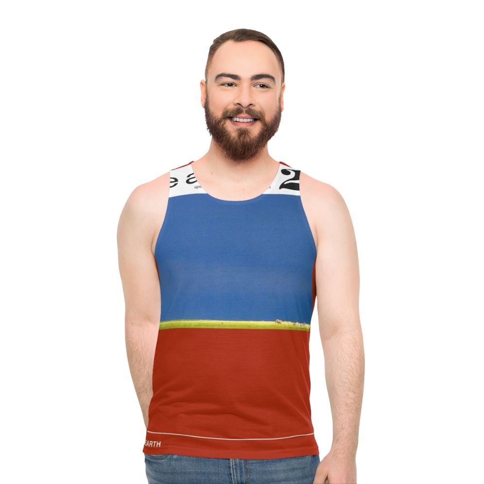 Earth unisex alternative tank top - men