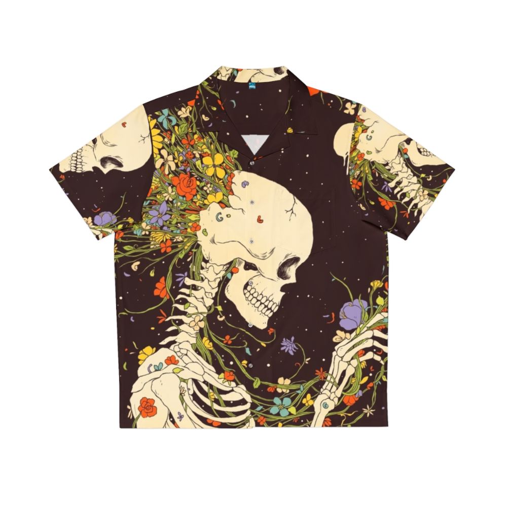 Surreal 'I Thought Of The Life' Hawaiian Shirt with Space & Nature Motifs