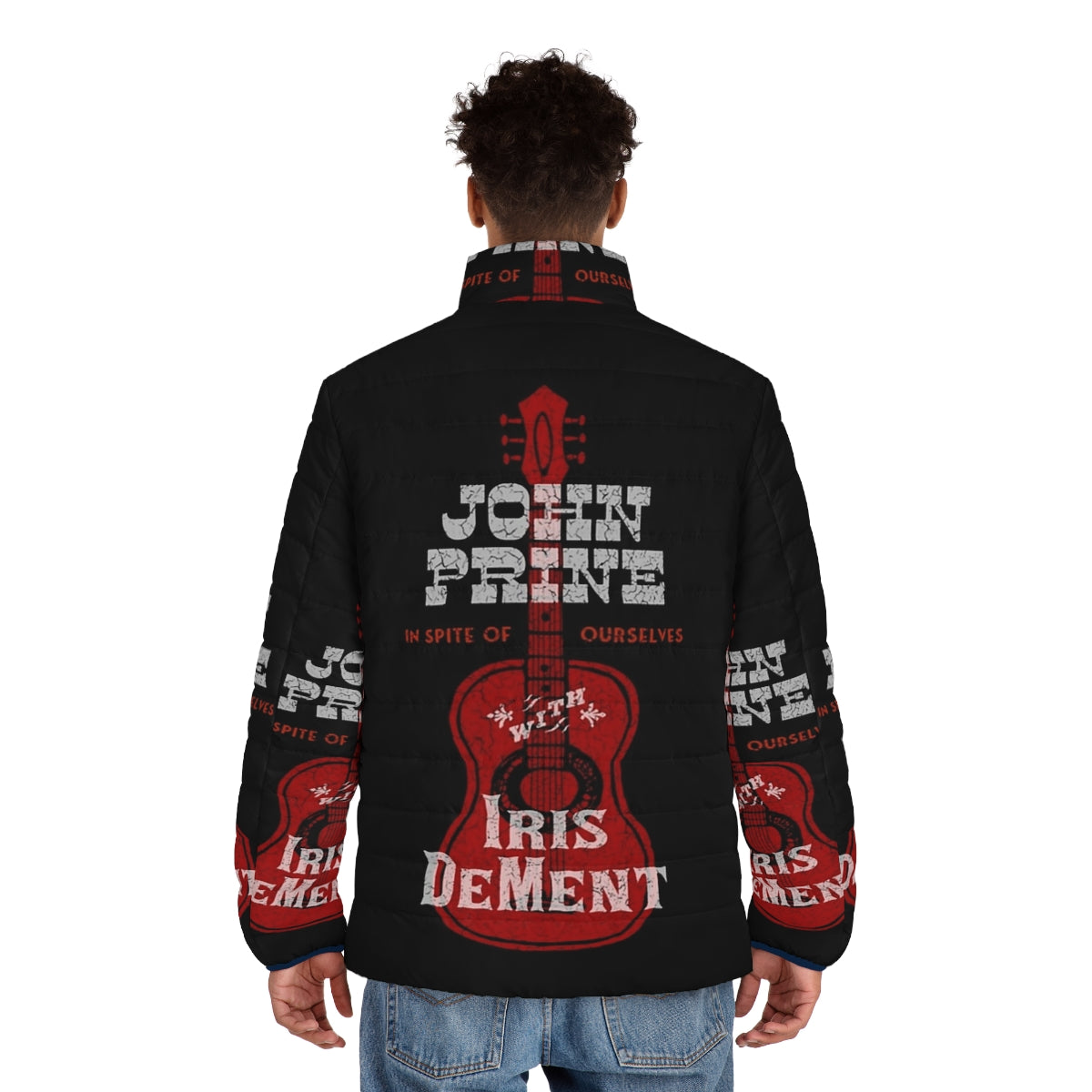 John Prine and Iris Dement "In Spite of Ourselves" Puffer Jacket - men back