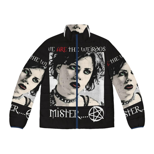 The Craft Nancy Puffer Jacket featuring Fairuza Balk as the gothic witch, Nancy Downs