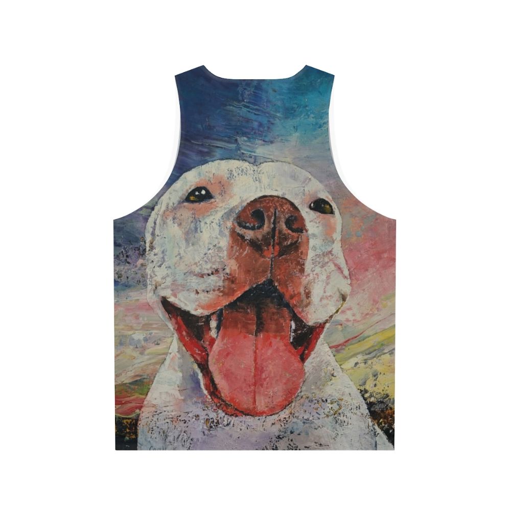 Pitbull Unisex Tank Top - Back