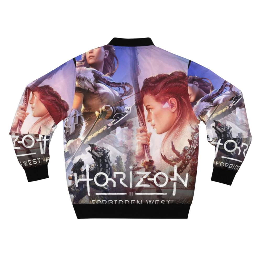 Horizon Forbidden West Aloy Bomber Jacket with game character design - Back