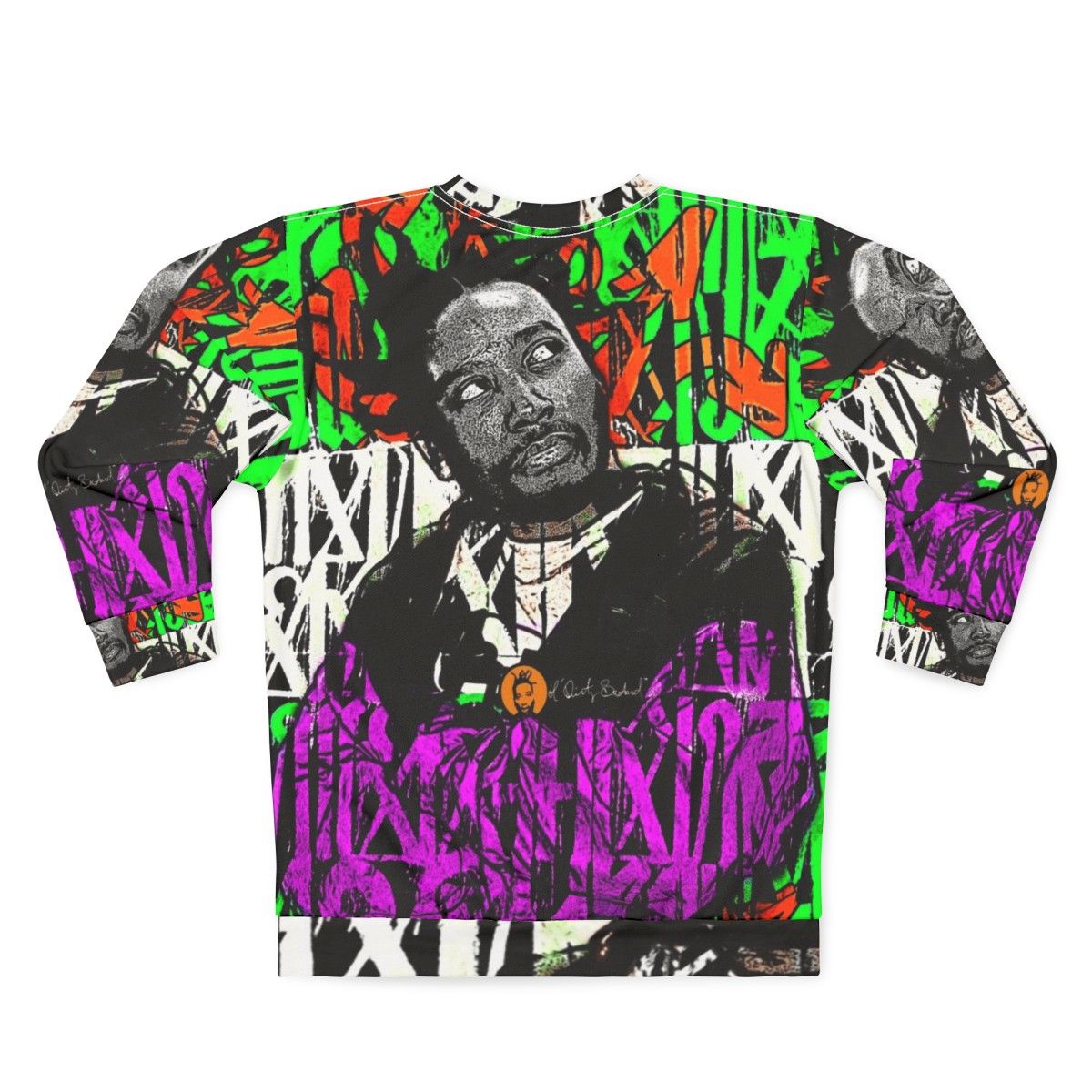 ODB inspired graffiti style sweatshirt with colorful graphics - Back