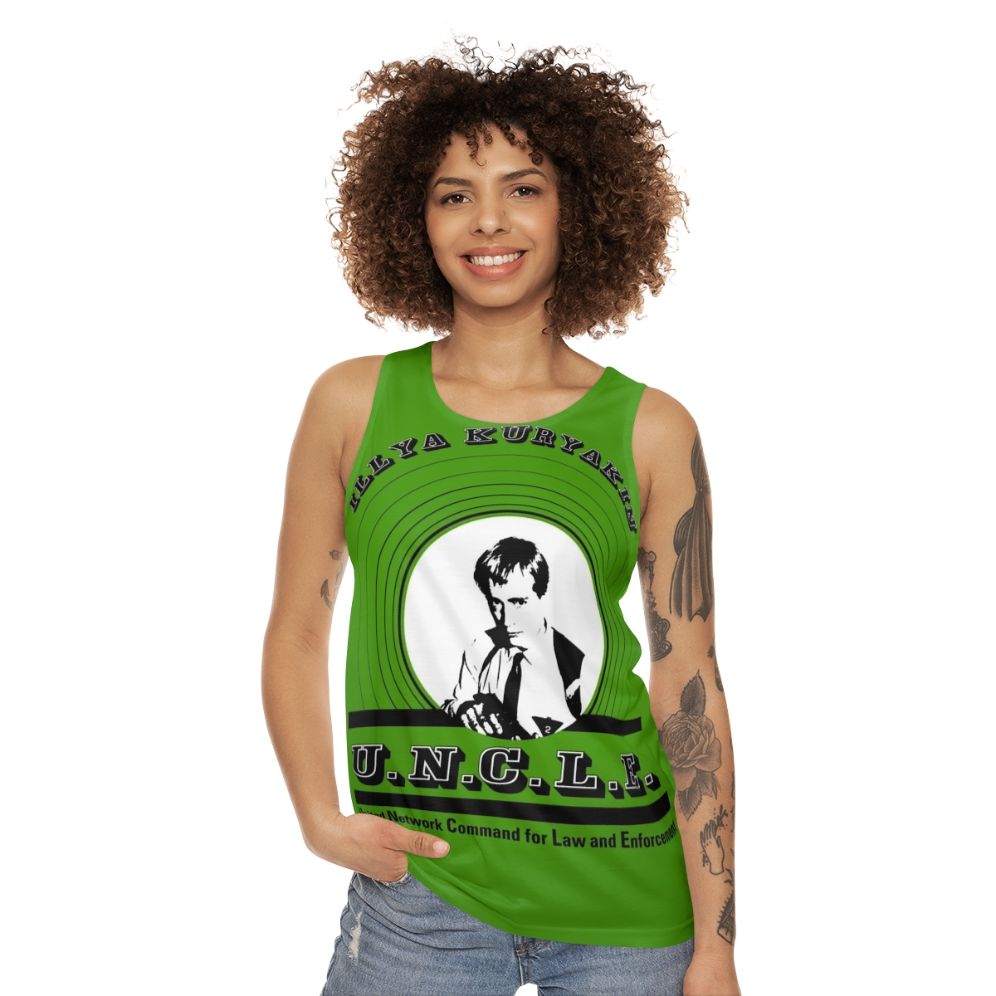 Illya Kuryakin Unisex Tank Top - women