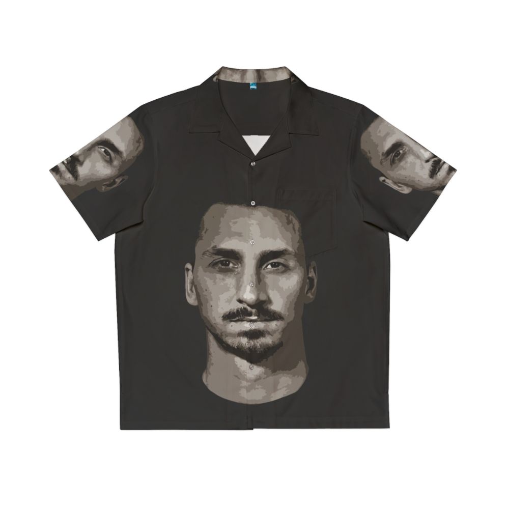 Zlatan Ibrahimović Hawaiian Shirt with Sketch Design