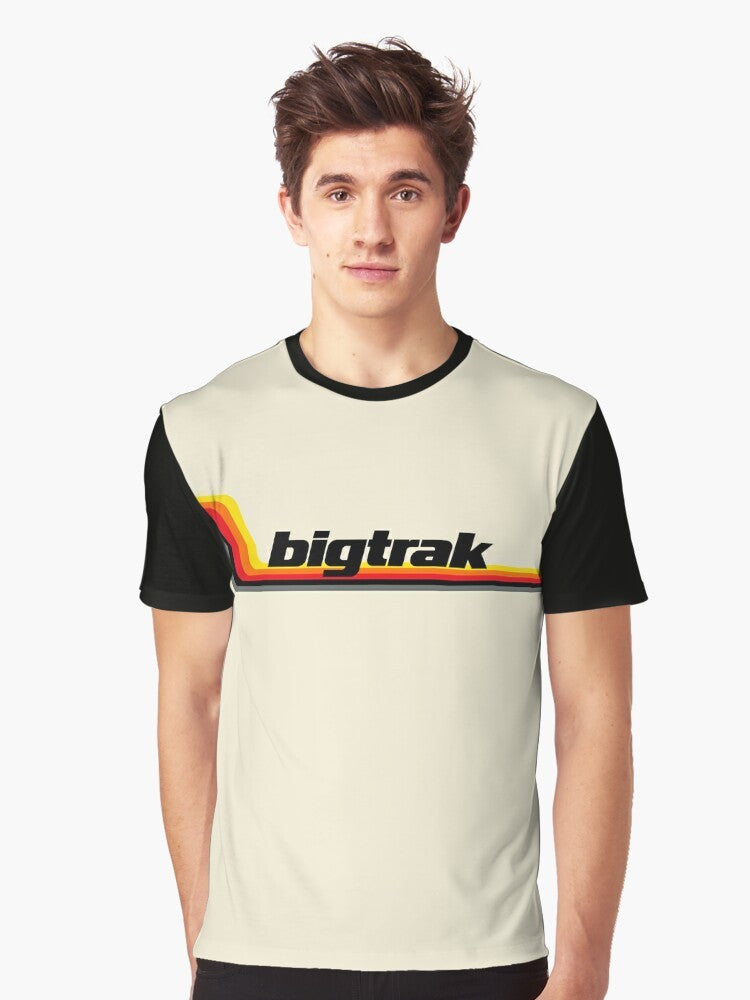 Bigtrak 1980s retro graphic t-shirt featuring the iconic Bigtrak toy robot - Men