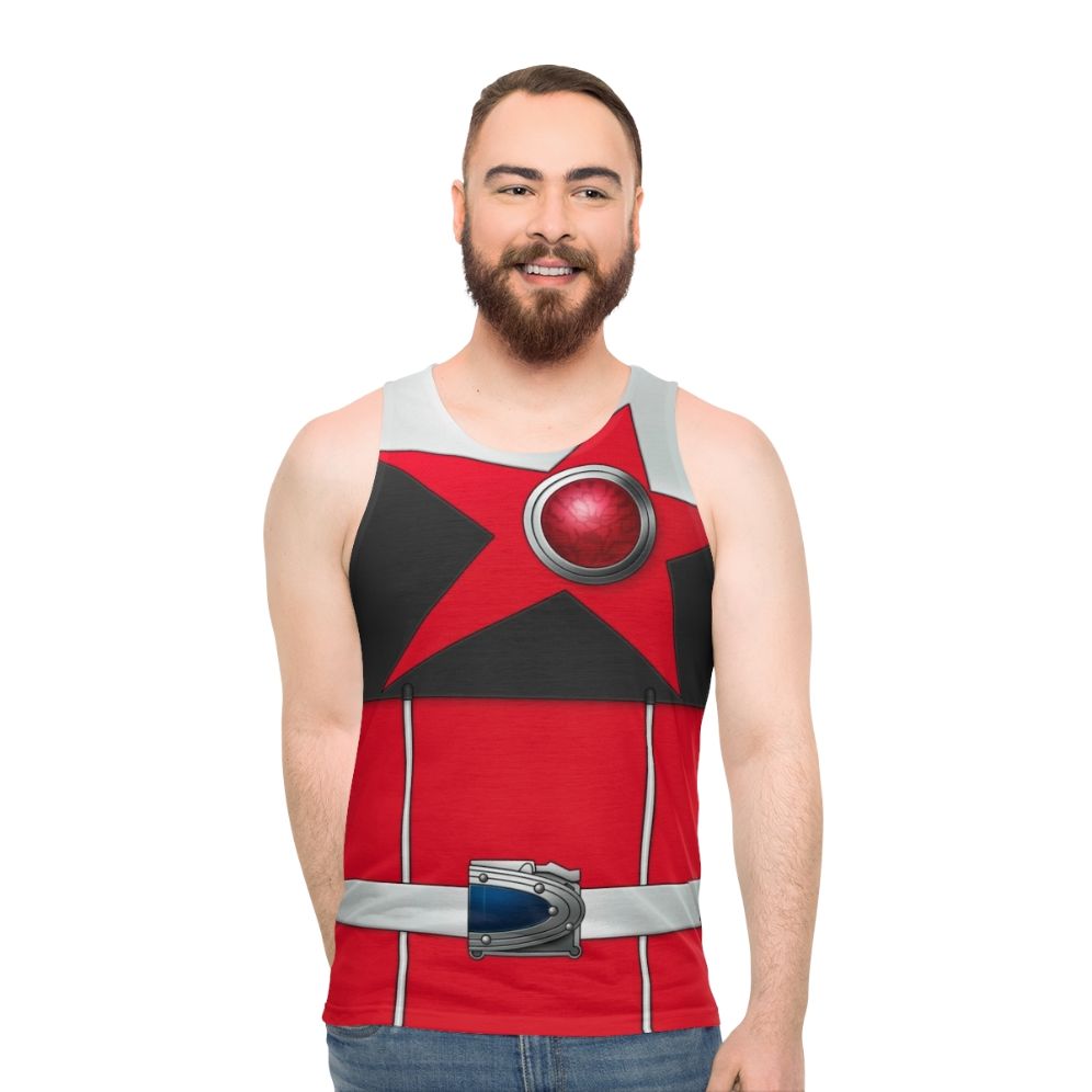 Shishired Unisex Tank Top with Kyuranger Super Sentai Space Stars - men