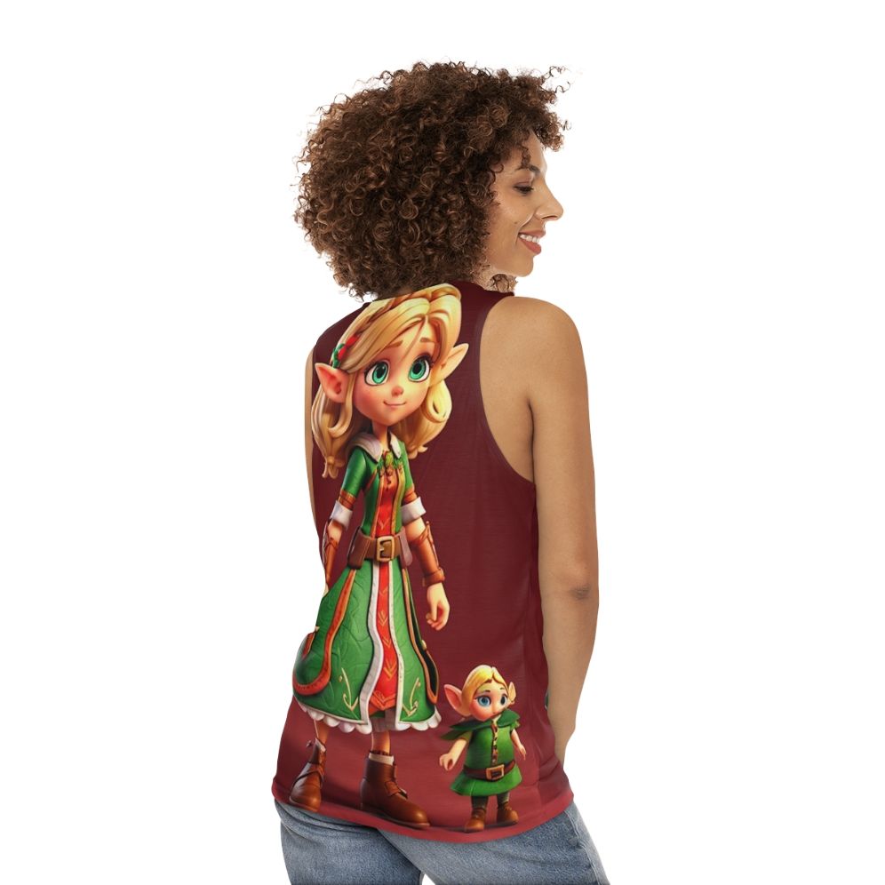 Vintage American Rock Band Unisex Tank Top - women back