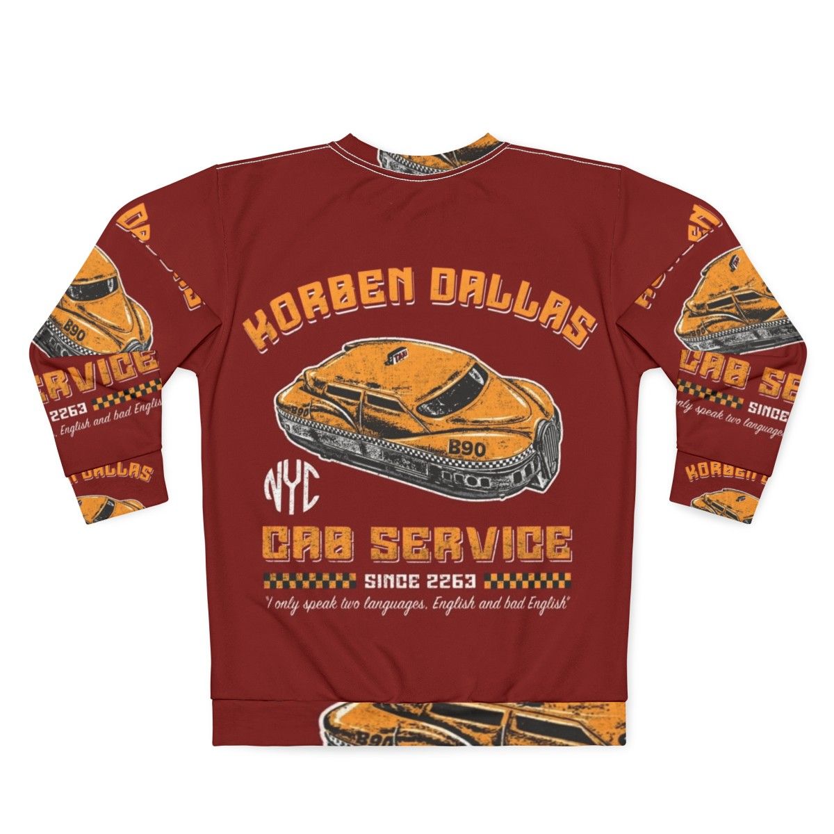 Korben Dallas Sci-Fi Sweatshirt - Back