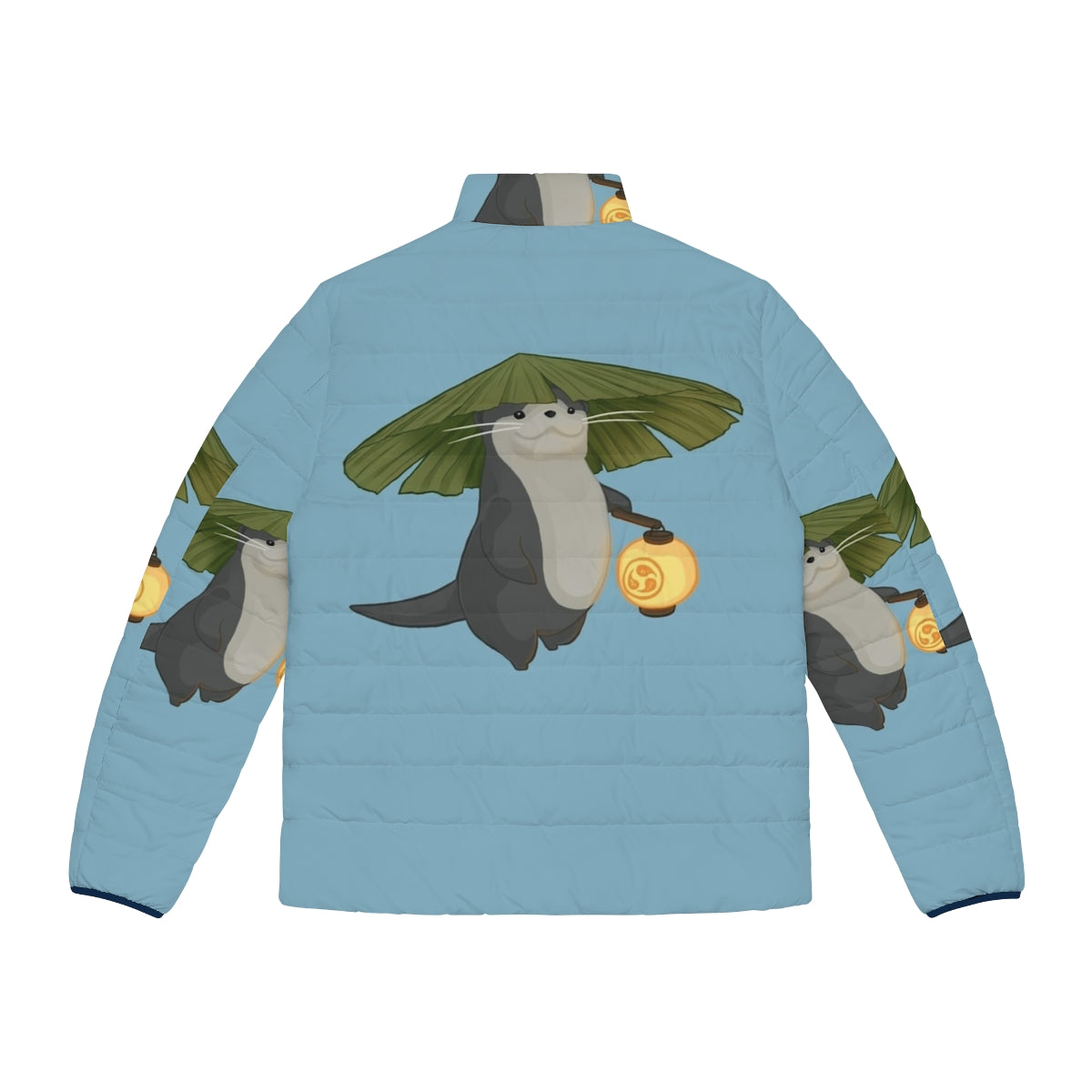 Odder Otter Puffer Jacket, FFXIV inspired minion apparel - Back