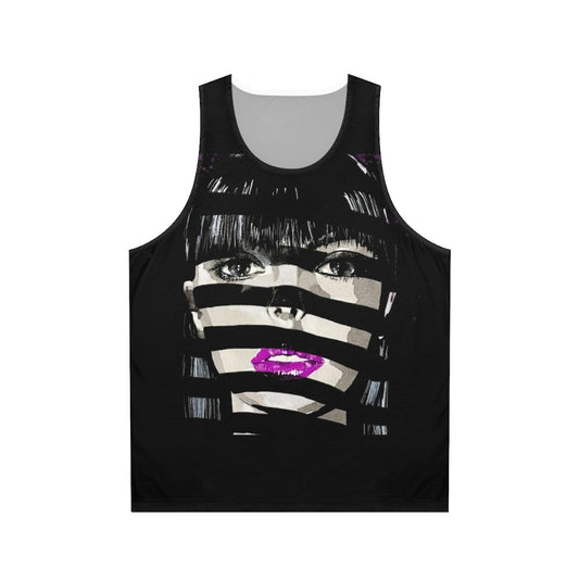 Unisex disco music tank top