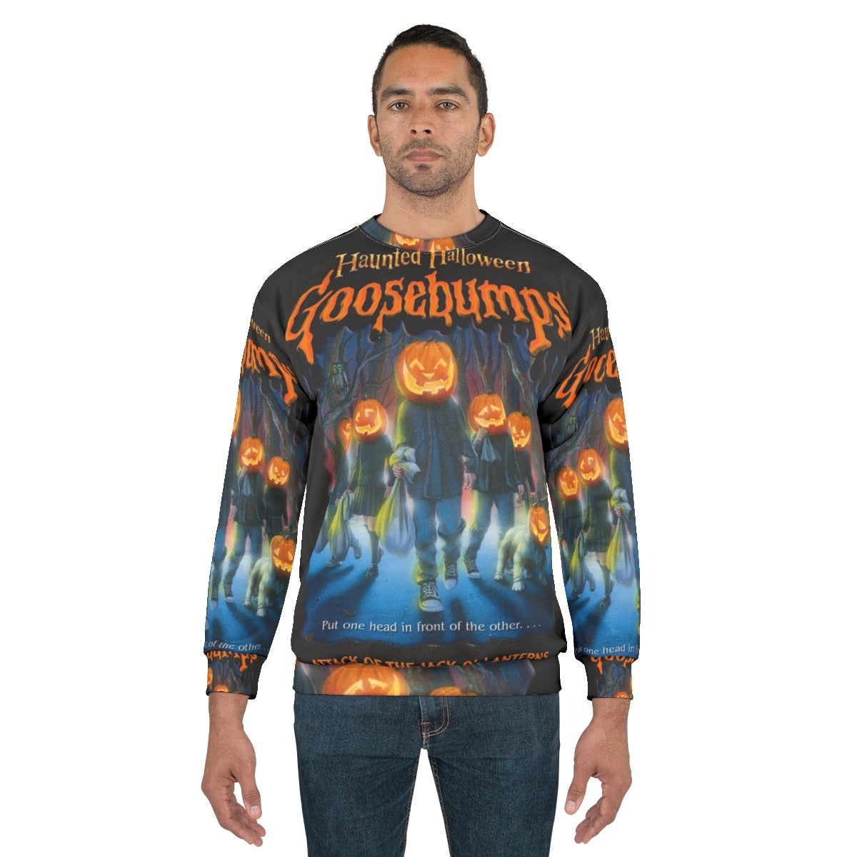 Haunted Halloween Goosebumps Sweatshirt - men