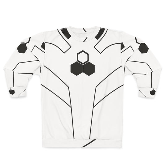 Future Foundation Fantastic Superhero Sweatshirt with Hexagon Emblem