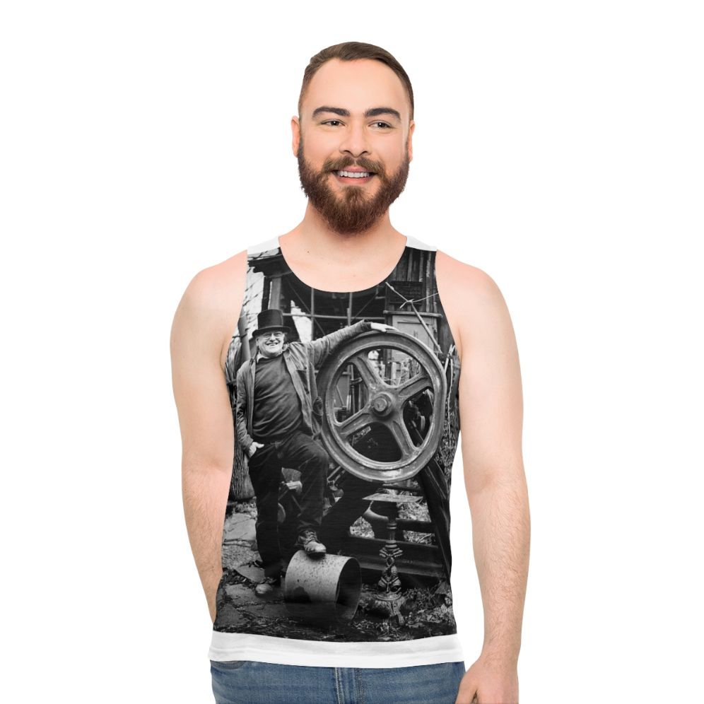 Steeplejack Fred Dibnah Unisex Tank Top - men