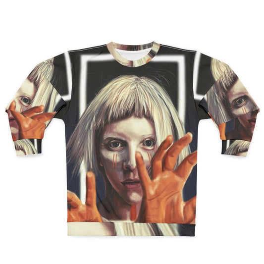 Aurora Different Human Sweatshirt featuring music artist Aurora Aksnes