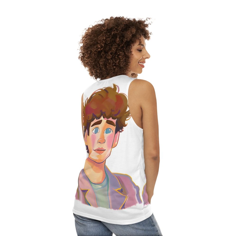 Heartstopper Charlie Spring Unisex Tank Top - women back