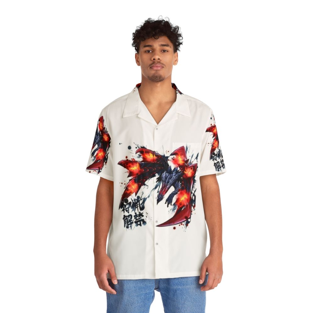 Valstrax Monster Hunter Hawaiian Shirt - People Front