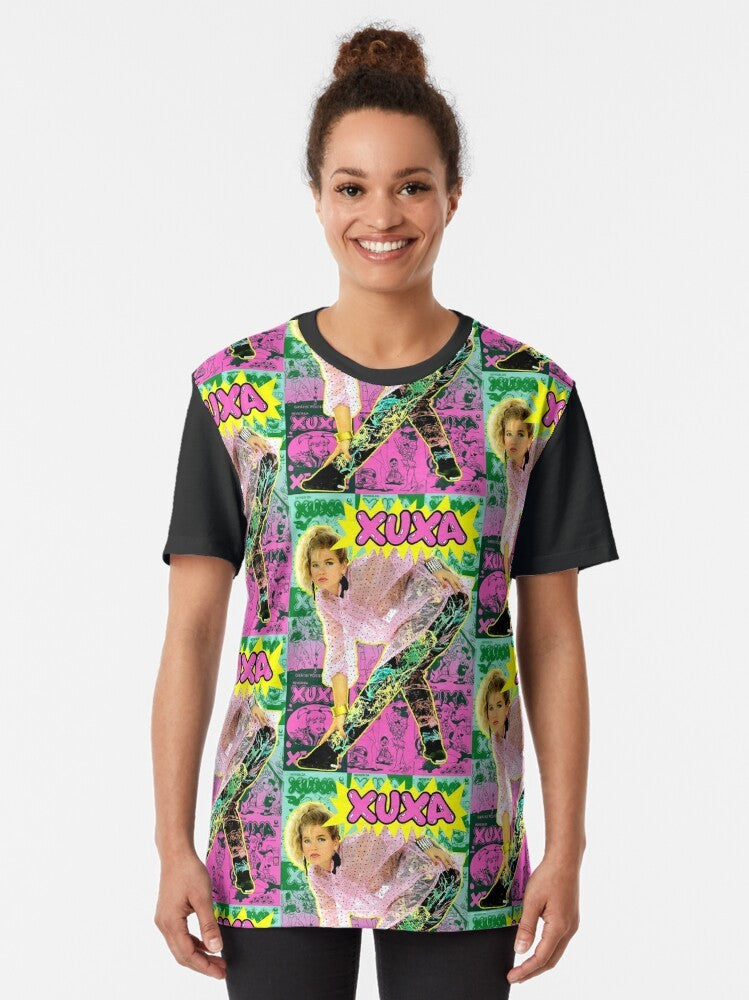 XUXA Retro Graphic T-Shirt with Brazilian pop culture icon - Women