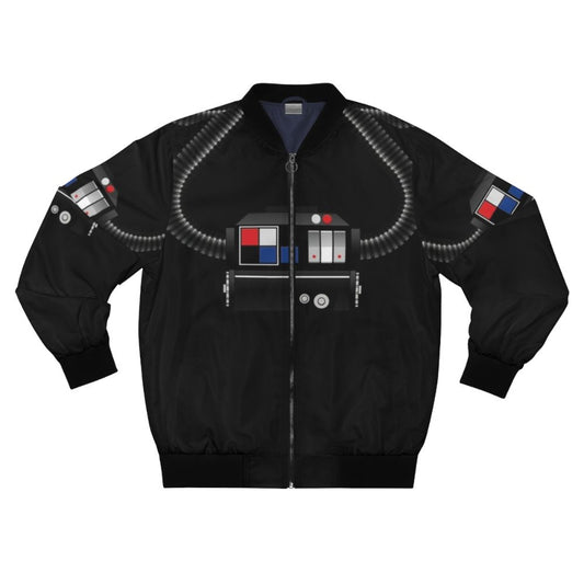 Star Wars Tie Fighter Pilot Bomber Jacket with Chest Box Design