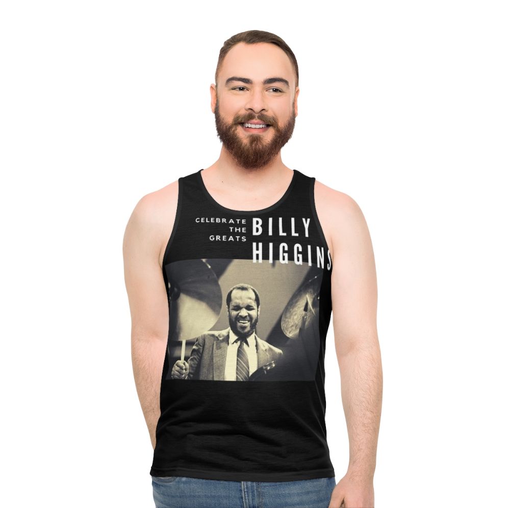 Unisex Tank Top Featuring Jazz Drummer Billy Higgins - men