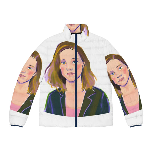 Heartstopper Darcy Olsson Puffer Jacket featuring characters from the hit Netflix series