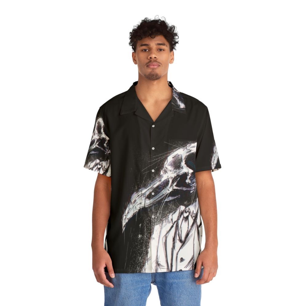 Khonshu Egyptian Mythology Marvel Moon Knight Hawaiian Shirt - People Front