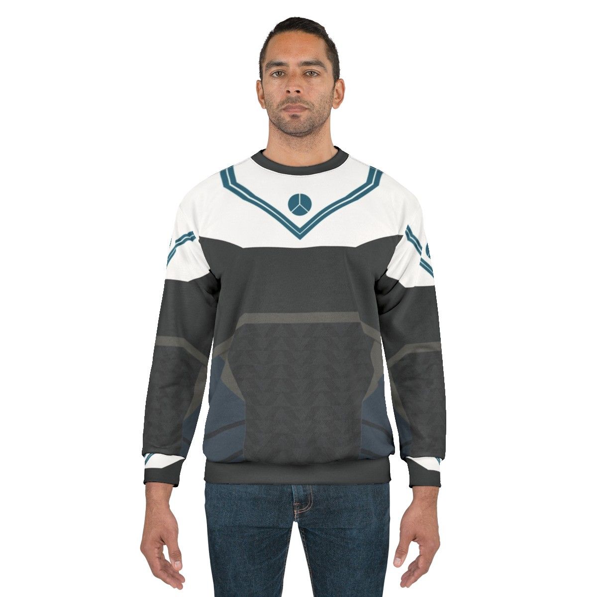 Destiny-inspired armour sweatshirt with Hunter Parade design - men