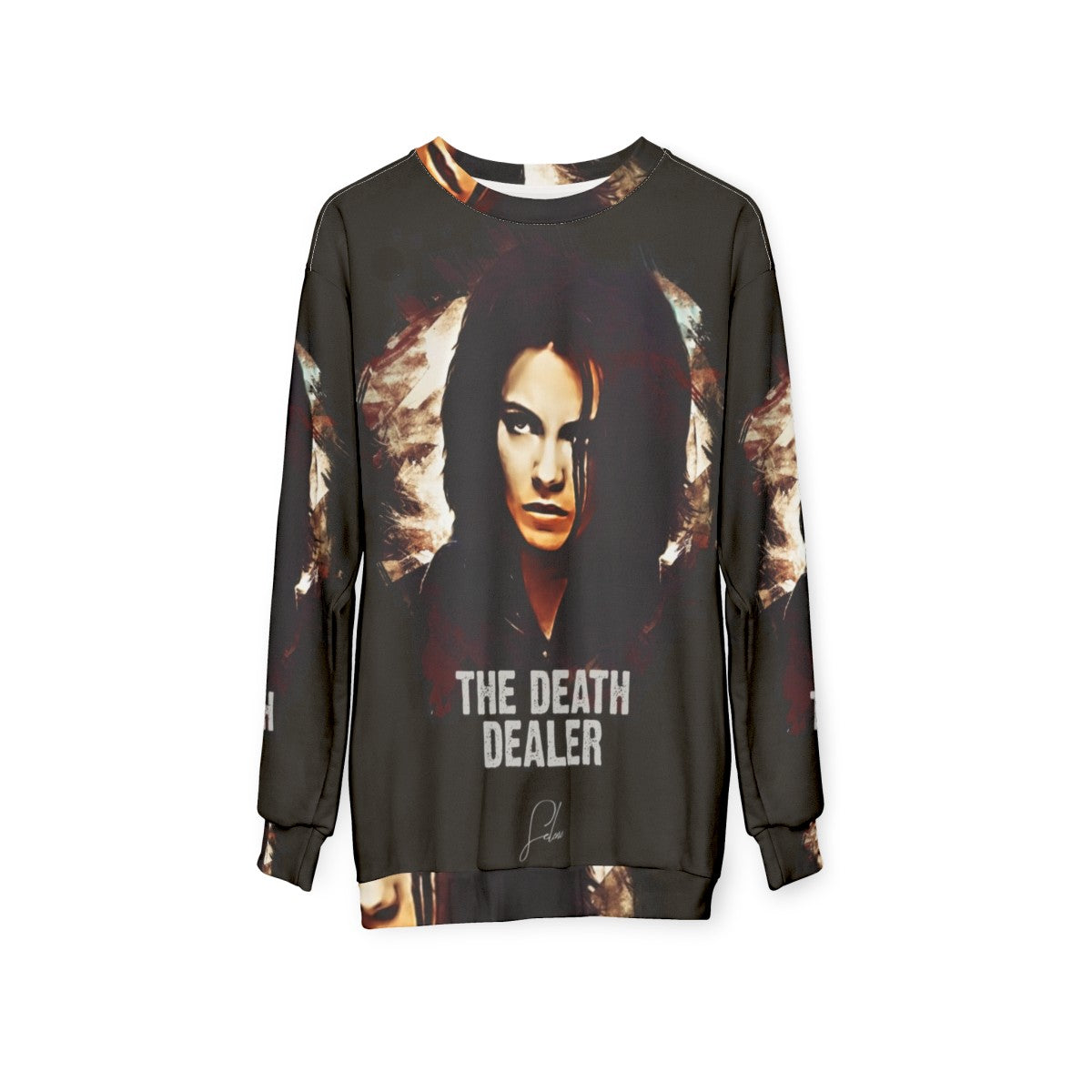 Selene 'The Death Dealer' Sweatshirt from Underworld movie - hanging