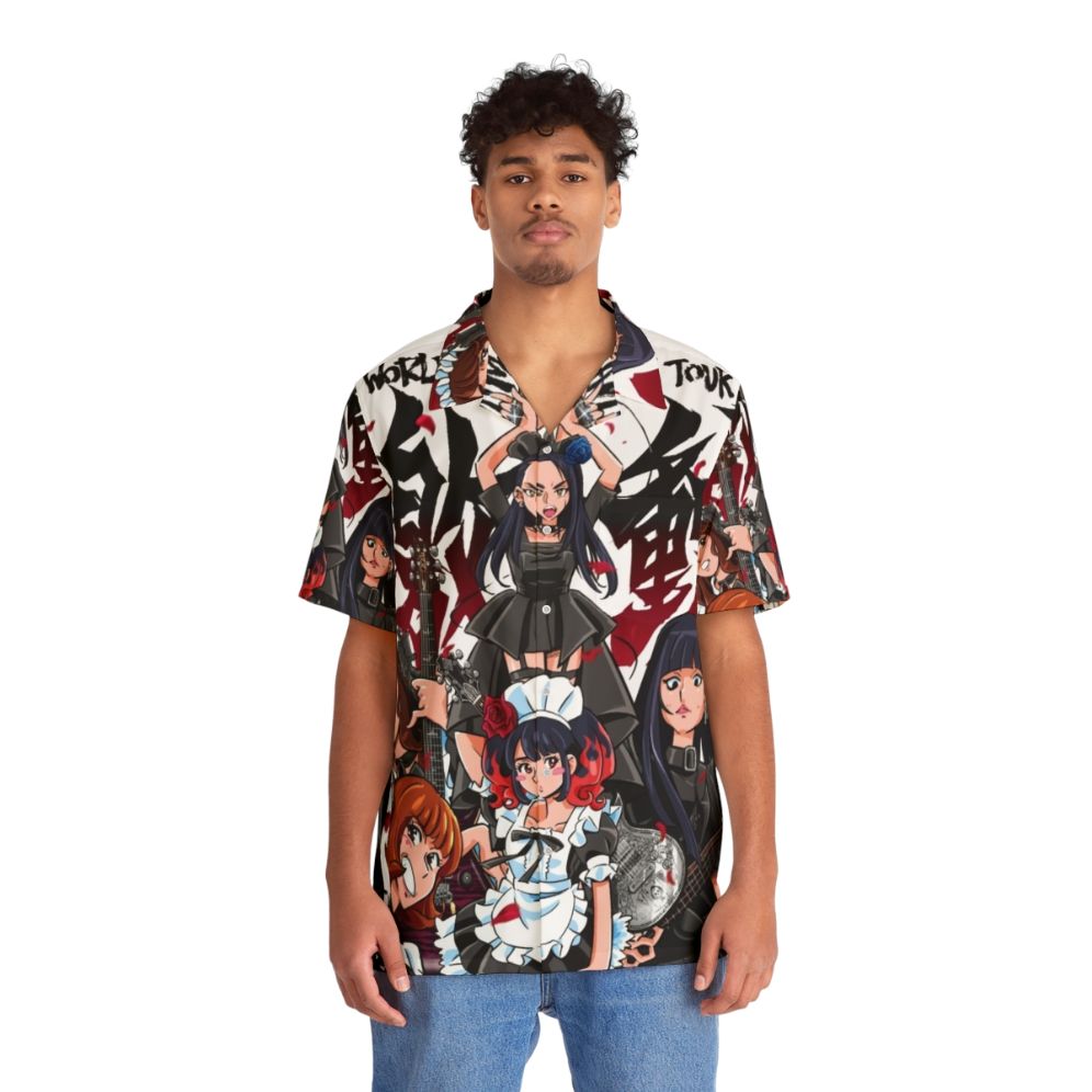 World Domination Tour Hawaiian Shirt with Anime-Inspired Designs - People Front