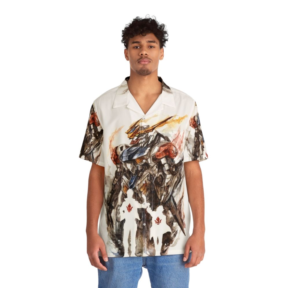 Iron-Blooded Orphans Tekkadan Hawaiian Shirt - People Front