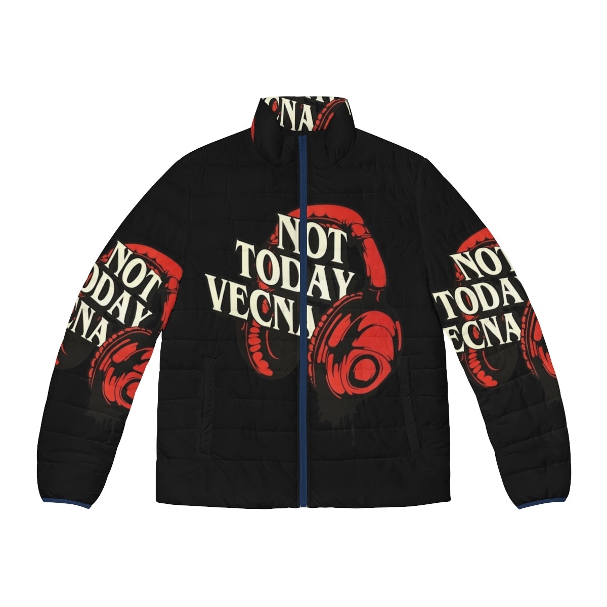 Stranger Things "Not Today Vecna" Retro Puffer Jacket