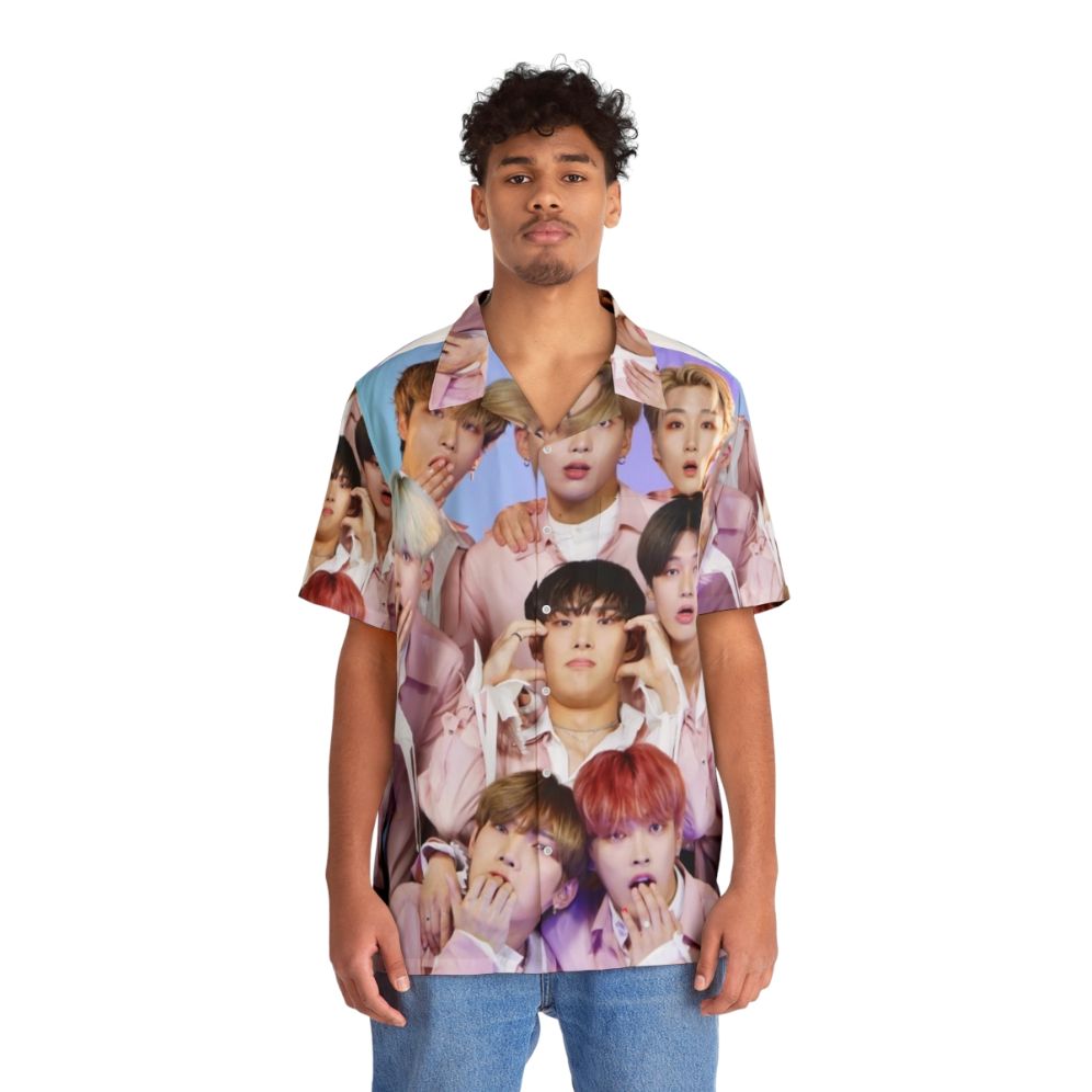 Ateez Hawaiian Shirt - People Front