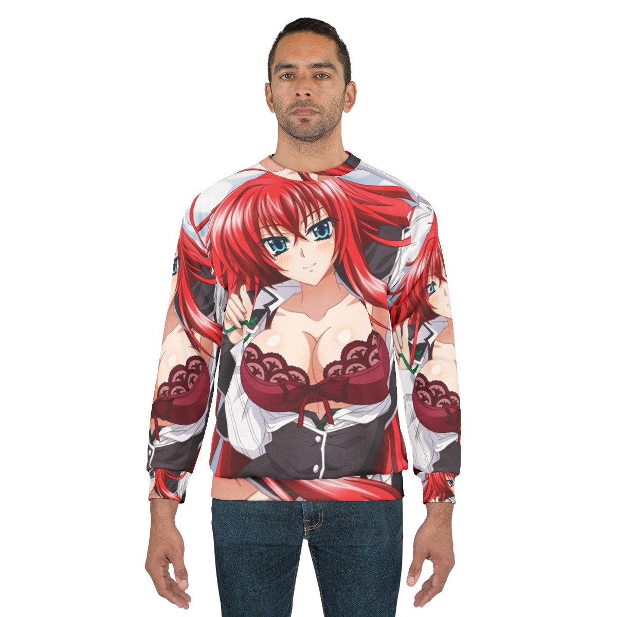 Rias Gremory inspired anime sweatshirt - men