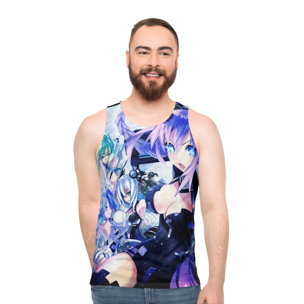 Hyperdimension Neptunia Unisex Tank Top - men