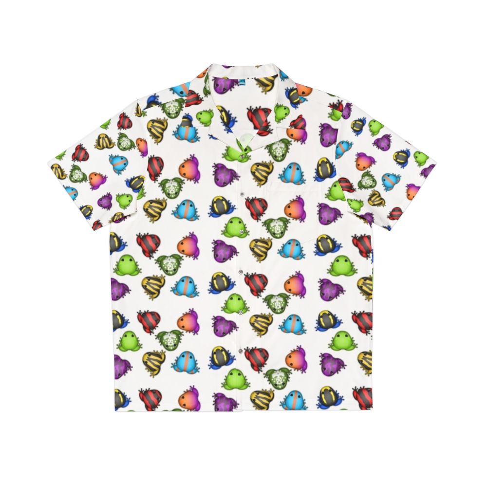 Pocket Frogs Pattern Hawaiian Shirt