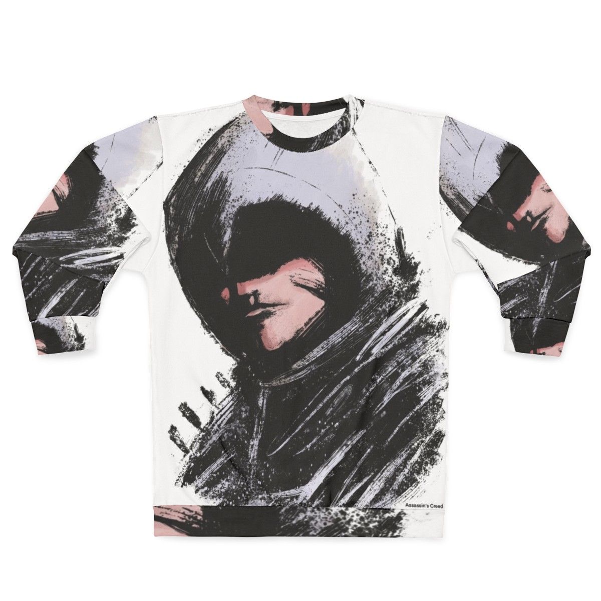 Assassin's Creed inspired sweatshirt with game logo and design