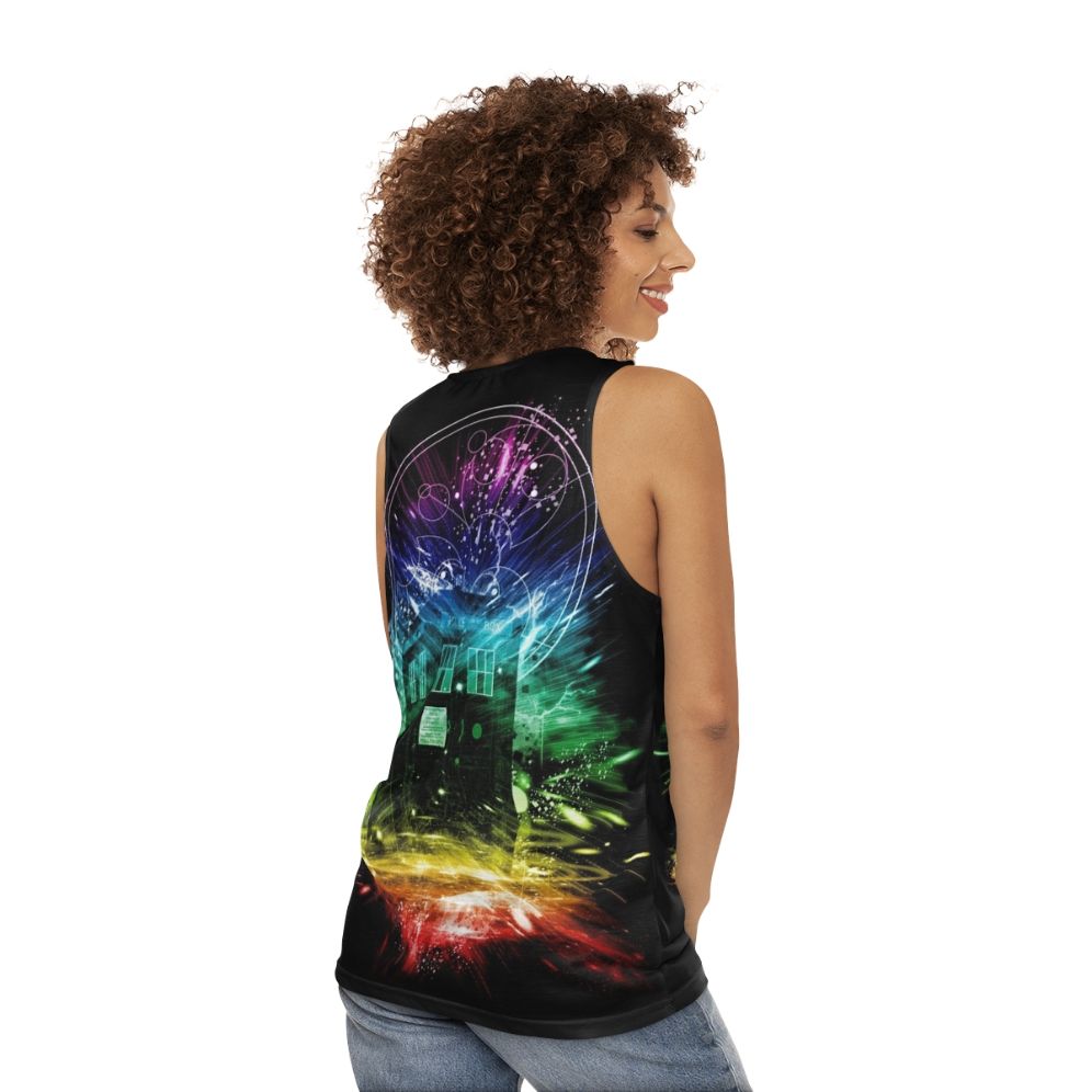 Time Storm Doctor Who Inspired Unisex Tank Top - women back