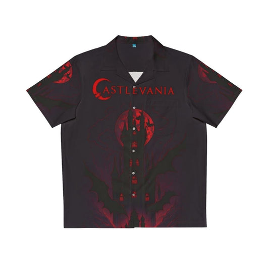 Castlevania-inspired gothic Hawaiian shirt