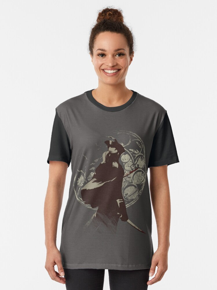 Lady Maria from the Bloodborne video game graphic t-shirt - Women