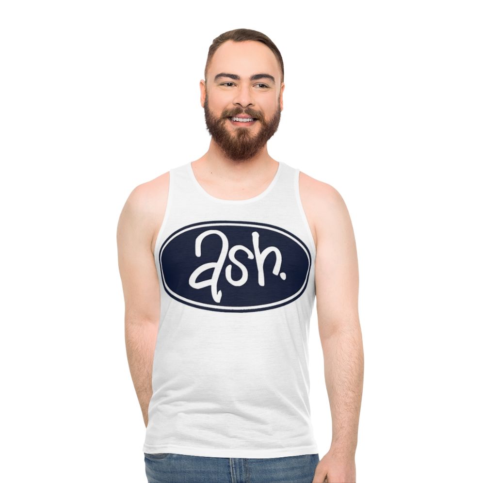 Ash band logo unisex tank top - men