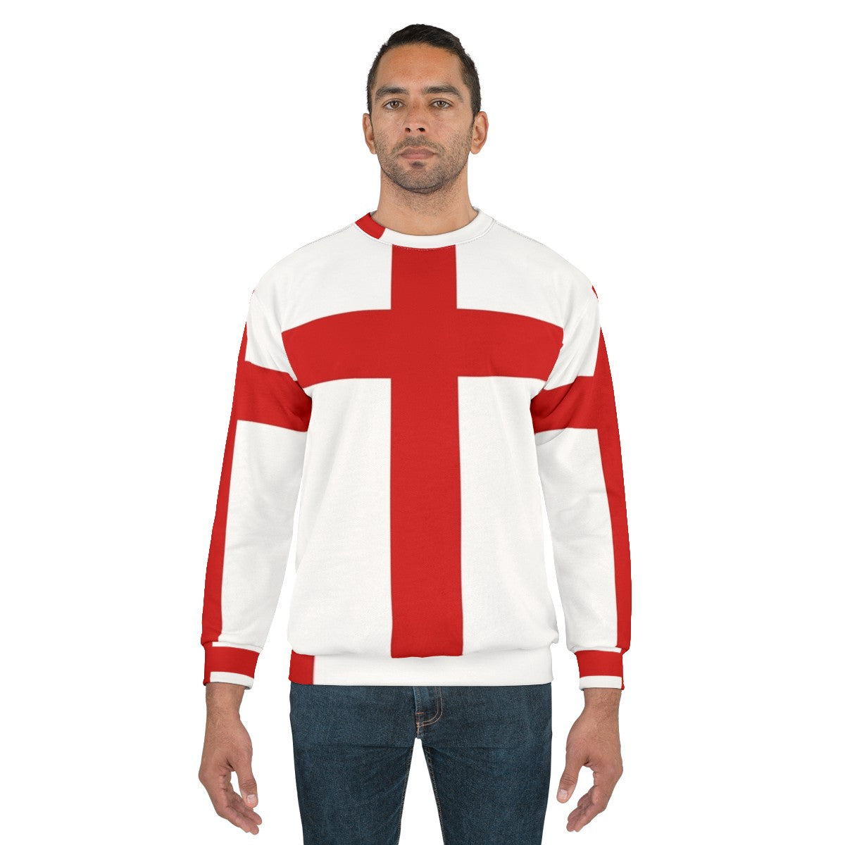 St George's Cross British Patriotic Sweatshirt - men