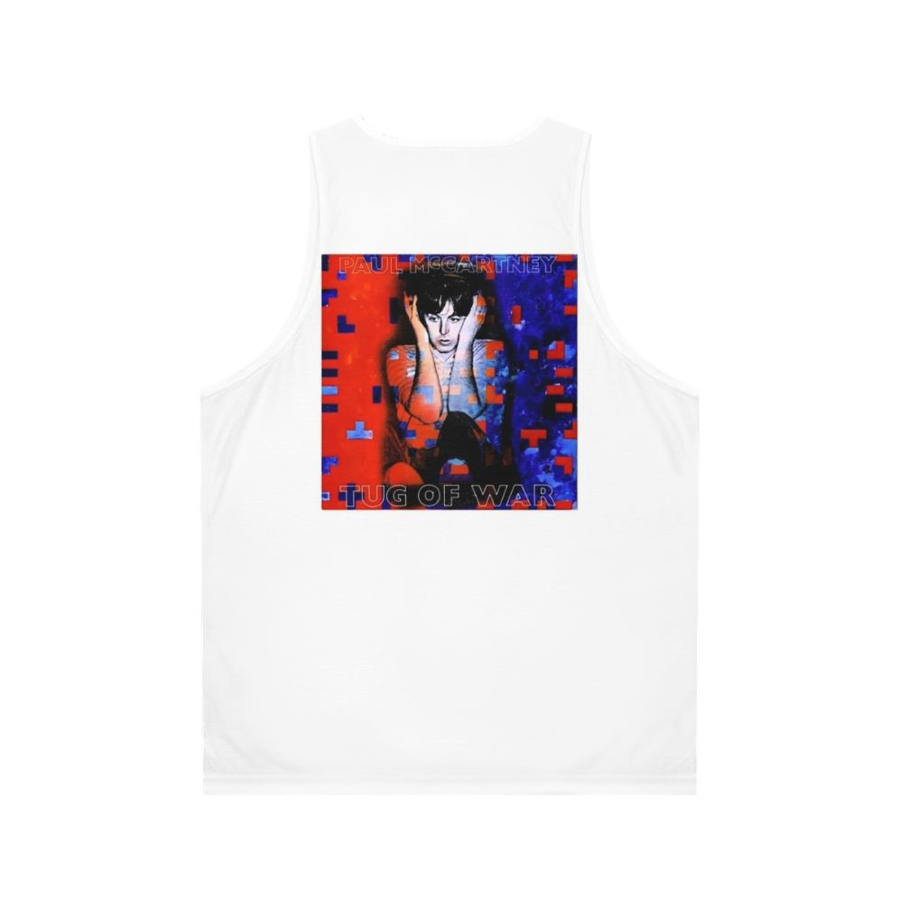 Mccartney Unisex Tank Top with Beatles Inspired Design - Back