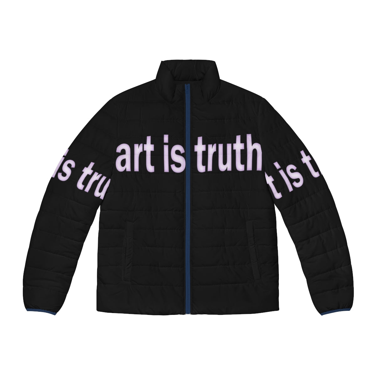 Steven Wilson inspired art is truth puffer jacket