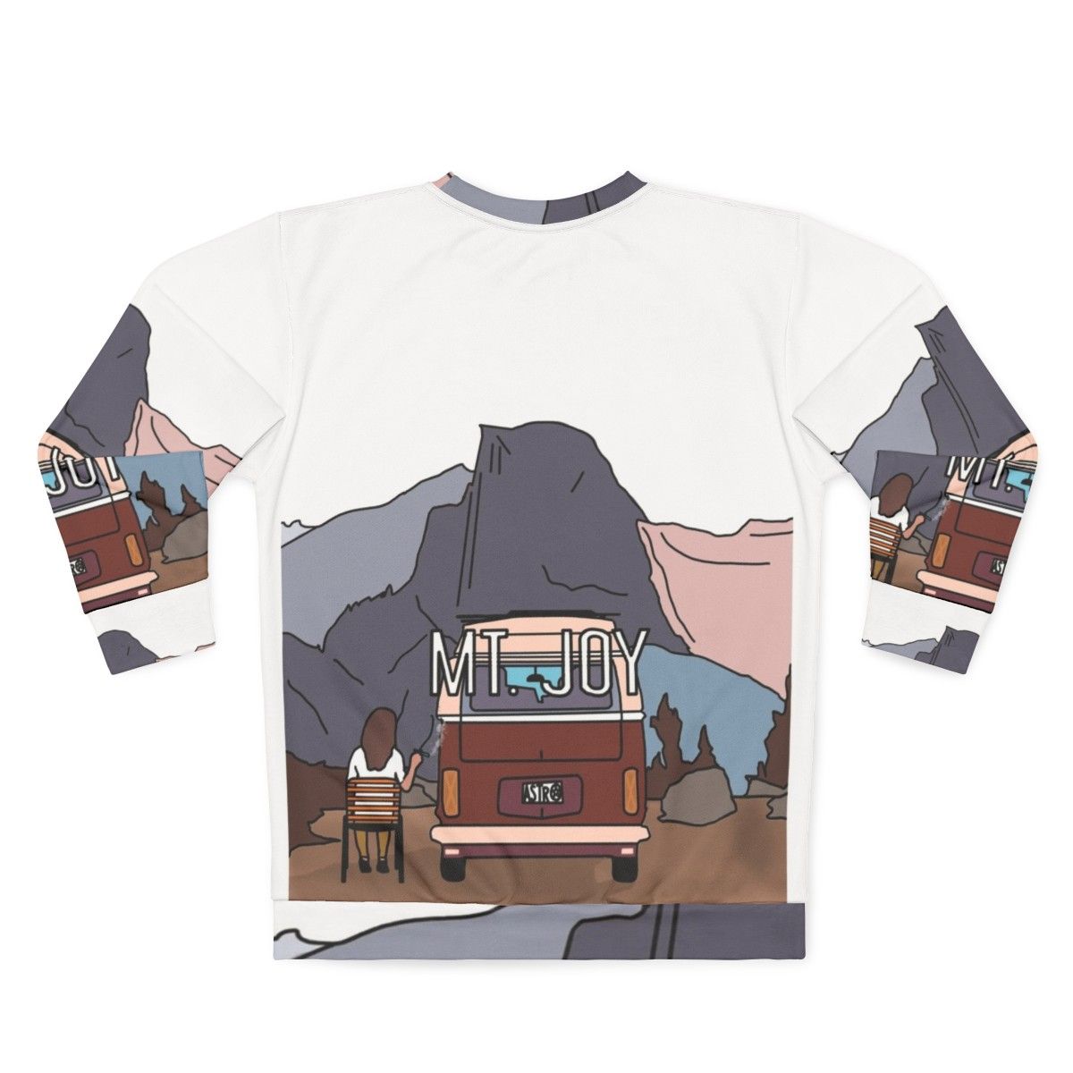 Mt Joy Astrovan Original Artwork Sweatshirt - Back