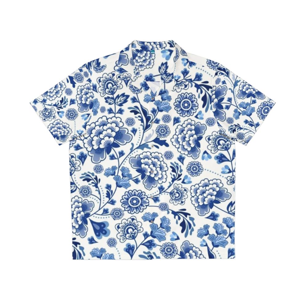 Chinese Porcelain Design Hawaiian Shirt