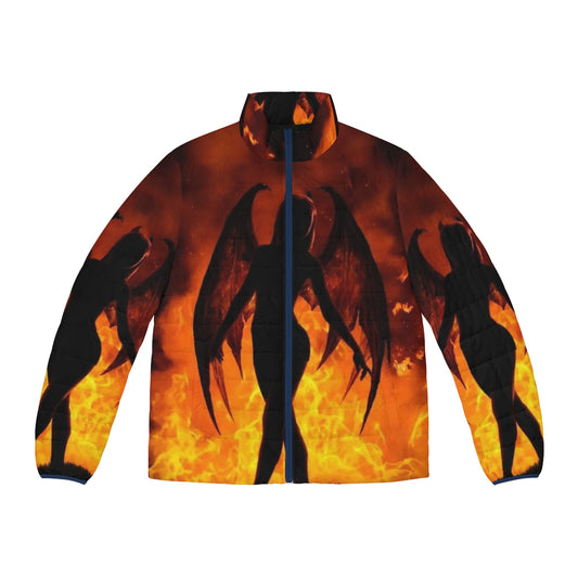 Devil May Cry 1 Devil Hunter Puffer Jacket featuring Dante inspired design