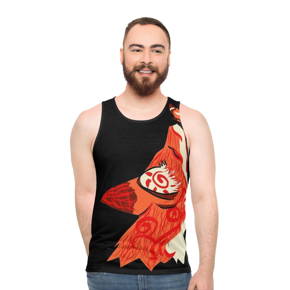 Kitsune spirit fox unisex tank top - men