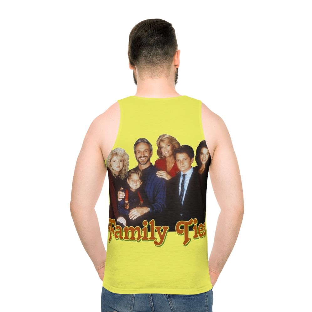 Unisex 80s TV Show Tribute Tank Top - men back