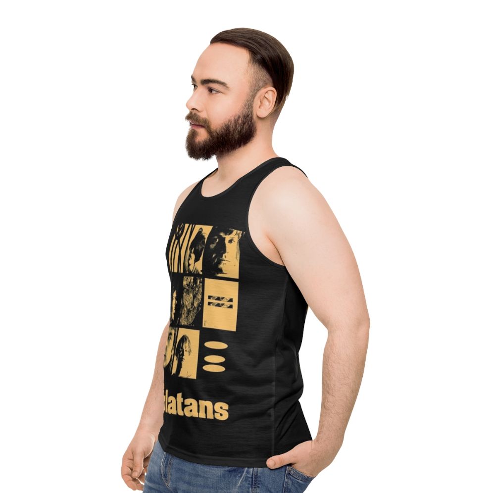 High quality unisex tank top for indie and alternative rock music fans - men side